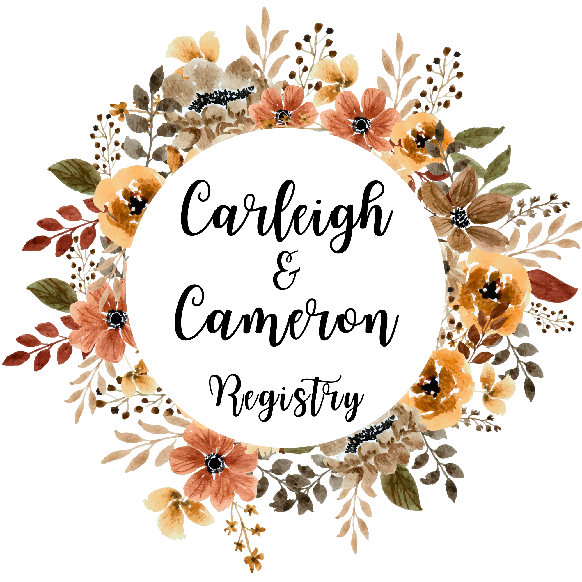 CARLEIGH + CAMERON WEDDING REGISTRY
