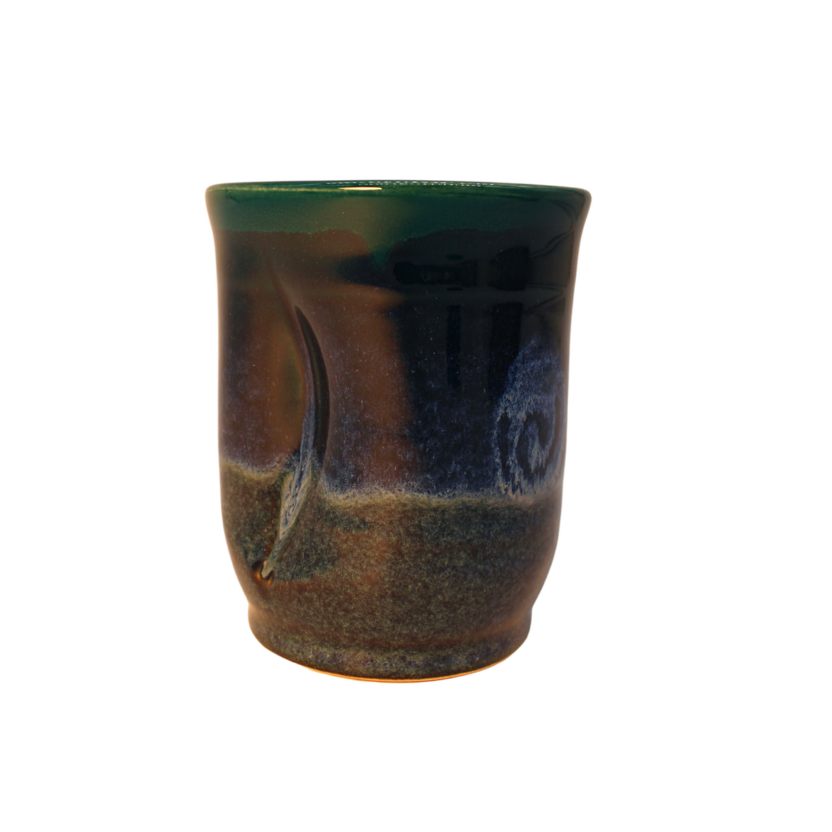 GARDEN WINE CUP - SMALL (Teal Pattern)