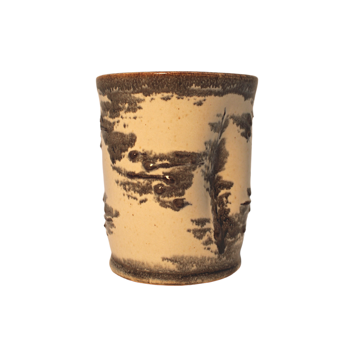 GARDEN WINE CUP - SMALL (Birch Bark Pattern)