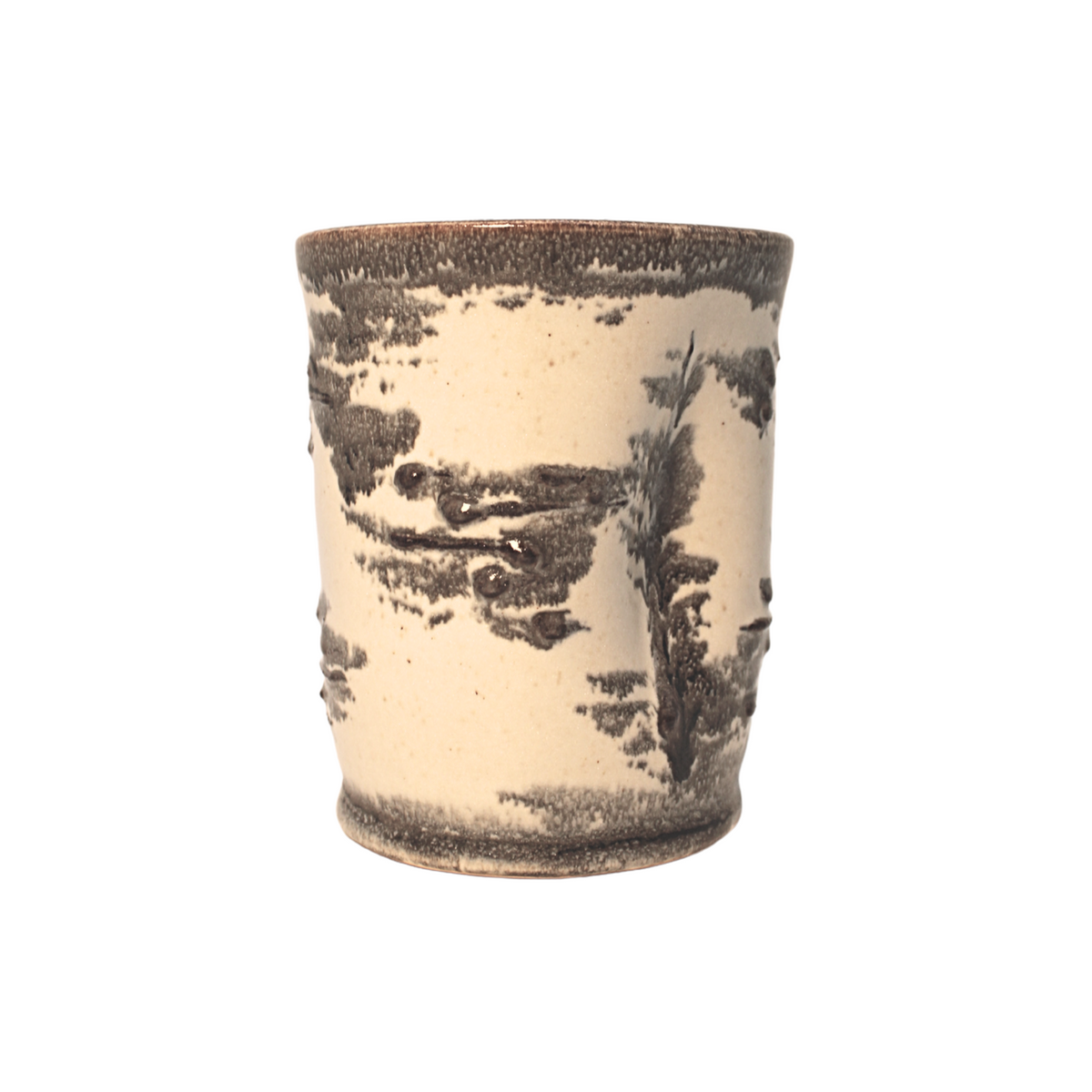 GARDEN WINE CUP - SMALL (Birch Bark Pattern)