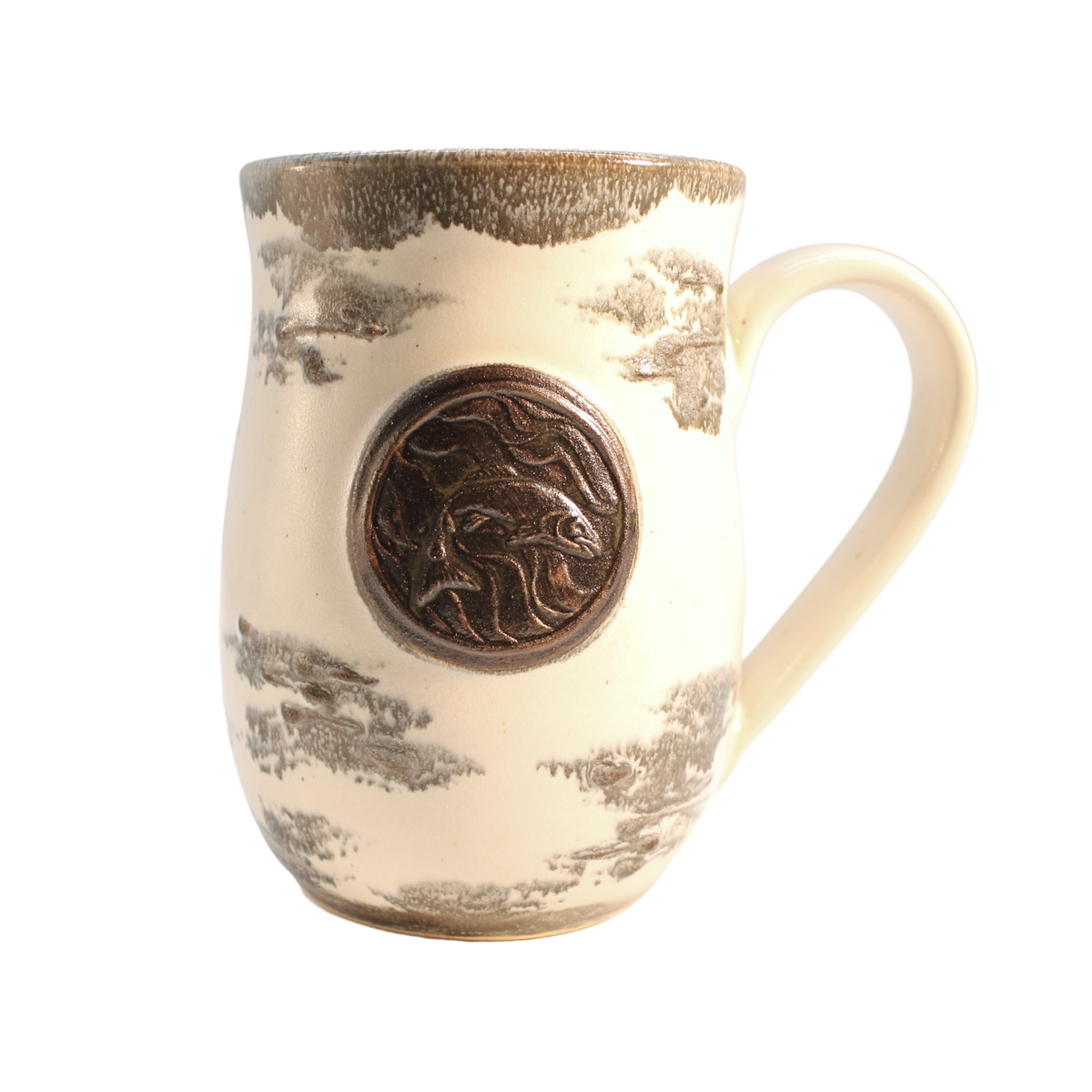 Medallion Mug Collection &quot;SALMON&quot; - Curved (More Colours Available)