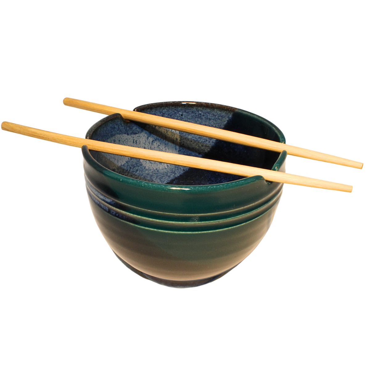 NOODLE BOWL (Teal Green Pattern)