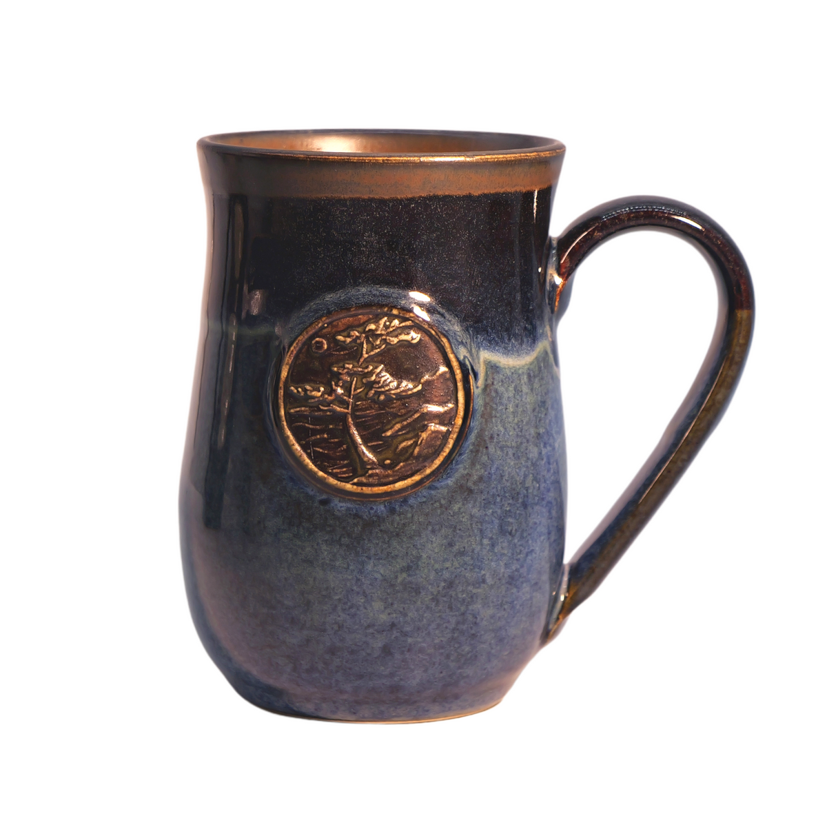 Medallion Mug Collection &quot;WINDSWEPT PINE&quot; - Curved (More Colours Available)